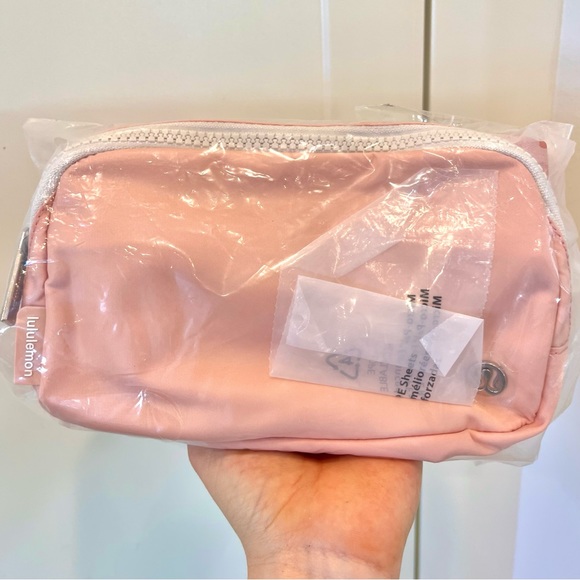 lululemon athletica Other - NWT Melon Sorbet Lululemon Everywhere Belt bag silver hardware logo 1L size